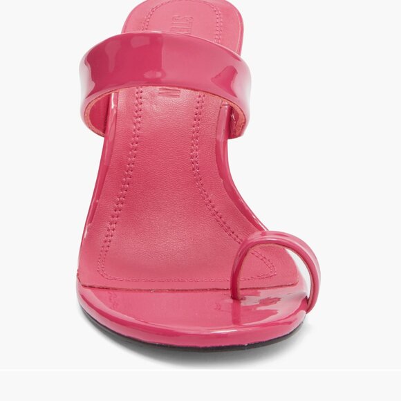 NEW  Steve Madden Renie Flared Heel Sandal (Women) 8M, FUCHSIA - Picture 3 of 5